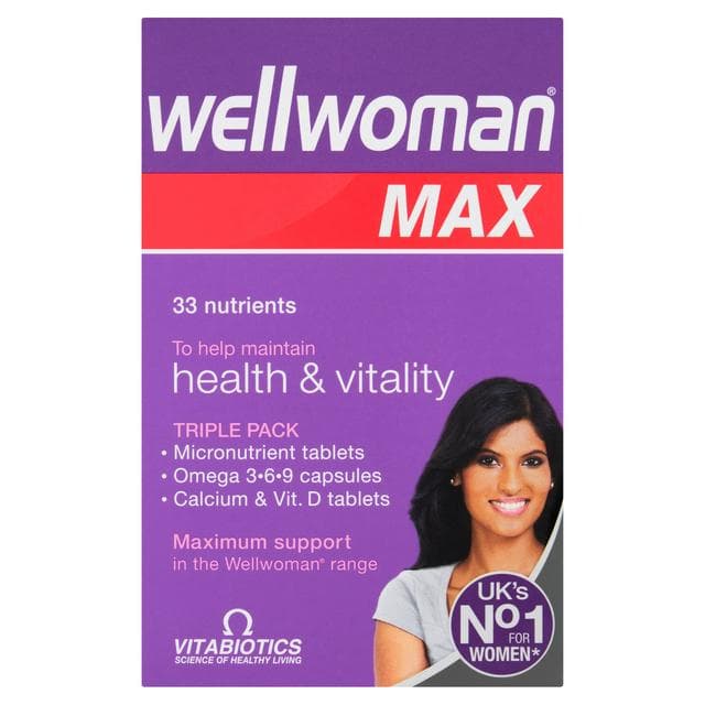 Vitabiotics Wellwoman Max Triple Pack Tablets/Capsules X84 - gallery image 1