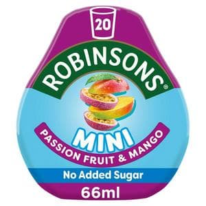 Robinsons Mini Passion Fruit & Mango On The Go Squash 66ml