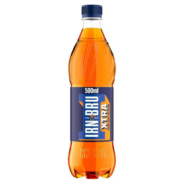 Irn-Bru Zero Sugar Free Soft Drink Bottle 500ml - gallery image 1