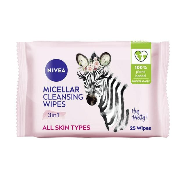 Nivea Biodegradable Micellar Cleansing Face Wipes x25 - gallery image 1
