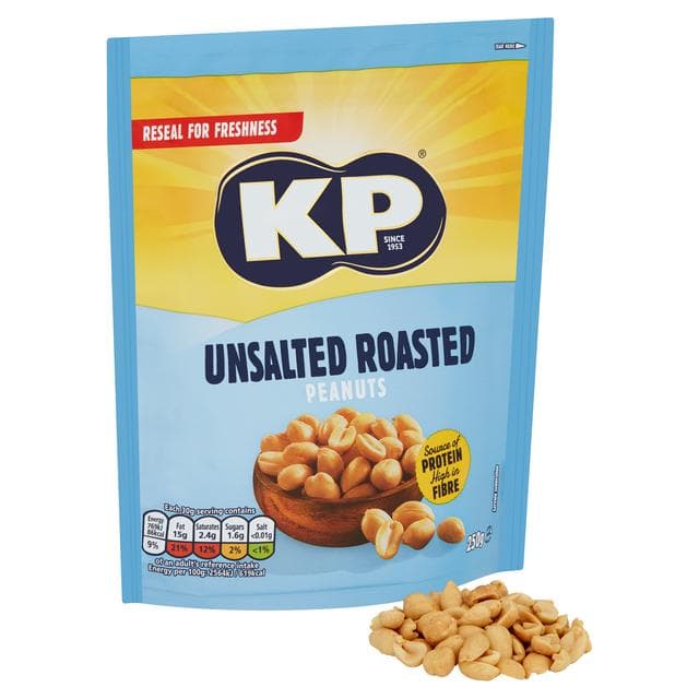 KP Roasted Peanuts, Unsalted 250g - gallery image 2