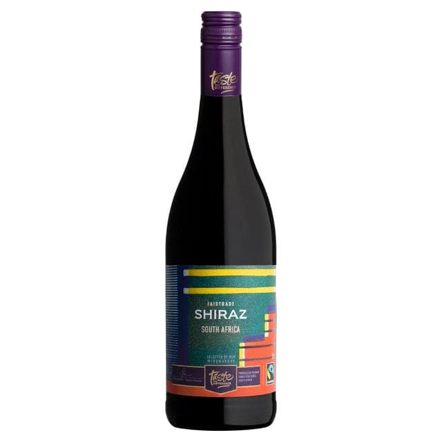 Sainsbury's Fairtrade Shiraz Red Wine, Taste the Difference 75cl - gallery image 1