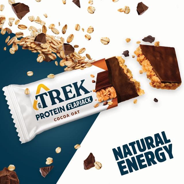 Trek Cocoa Oat Protein Flapjacks 3 x 50g - gallery image 4