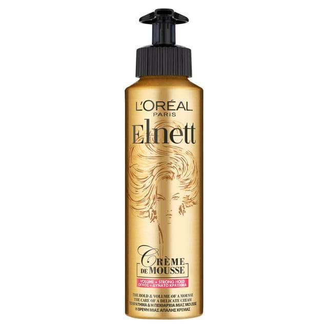 L'Oreal Elnett Crème de Mousse Volume Strong Hold 200ml - gallery image 1