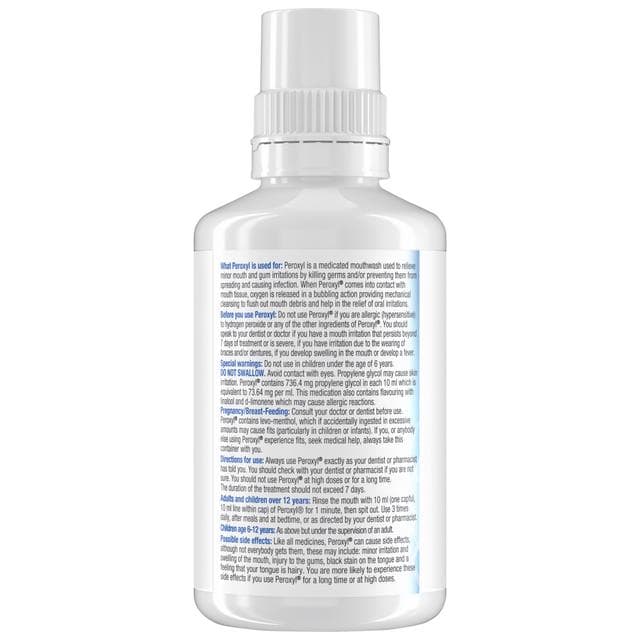 Colgate Peroxyl Medicated Mouthwash Alcohol Free 300ml - gallery image 2