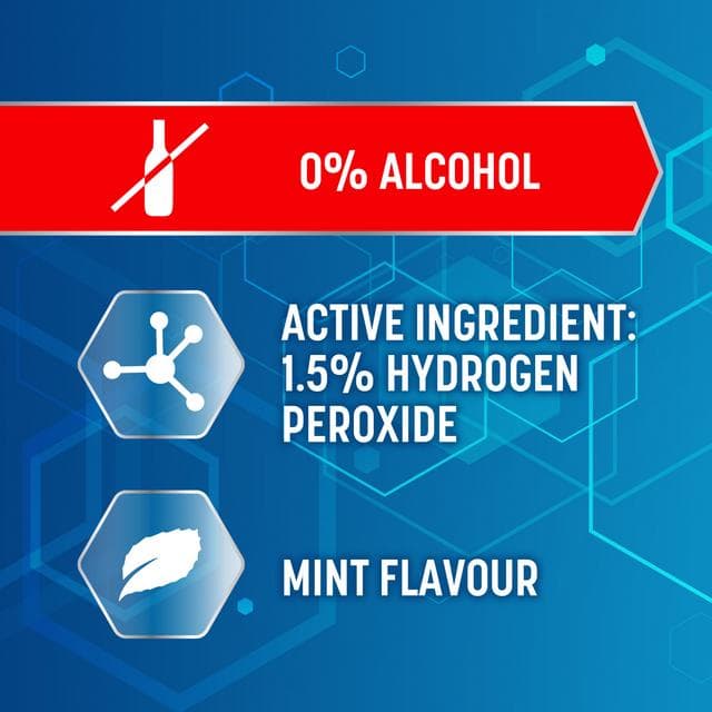 Colgate Peroxyl Medicated Mouthwash Alcohol Free 300ml - gallery image 6