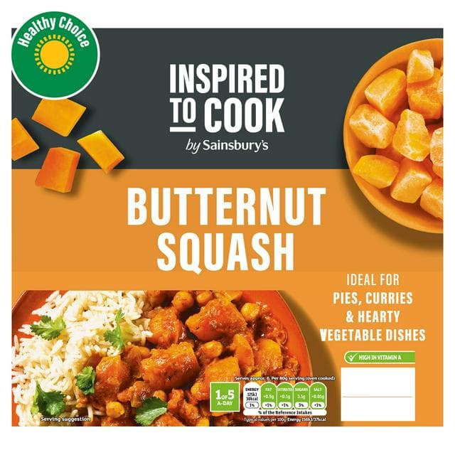 Sainsbury's Butternut Squash Chunks 500g - gallery image 1
