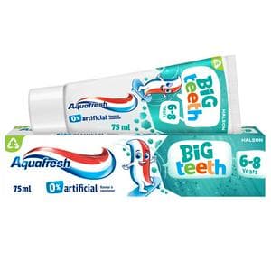 Aquafresh Kids Big Teeth Toothpaste 6-8 Years 75ml