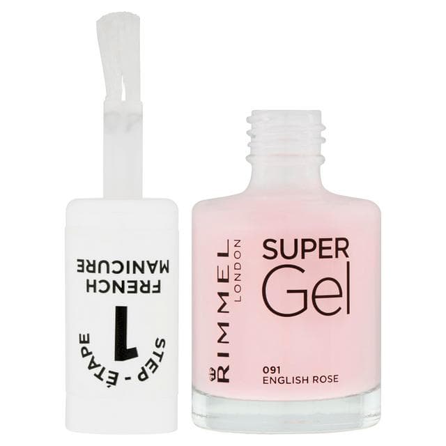 Rimmel London Super Gel French Manicure 091 English Rose 12ml - gallery image 1