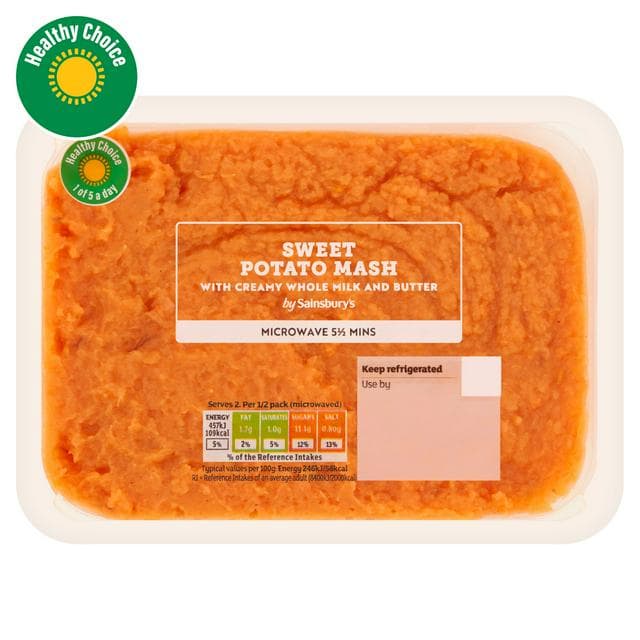 Sainsbury's Sweet Potato Mash 400g - gallery image 1