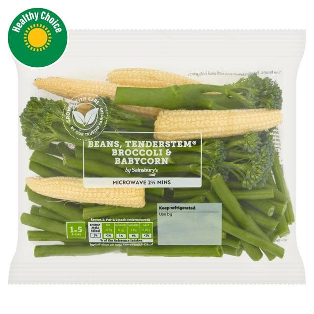 Sainsbury's Beans, Tenderstem & Baby Corn 240g - gallery image 1