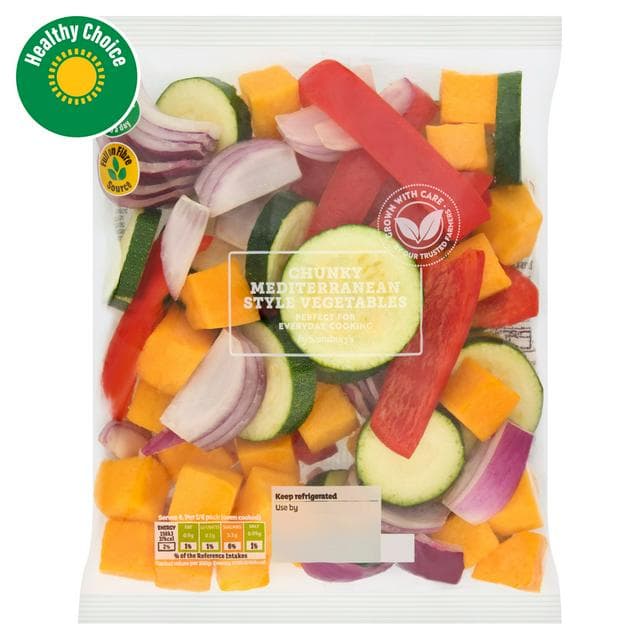 Sainsbury's Chunky Mediterranean Style Vegetables, Inspired to Cook 600g - gallery image 1