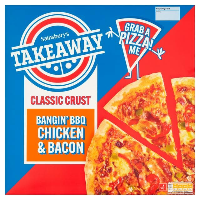 Sainsbury's Classic Crust BBQ Chicken Pizza 540g - gallery image 1