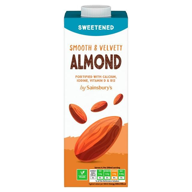 Sainsbury's Sweetened Long Life Almond Drink 1L - gallery image 1