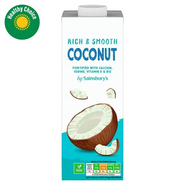 Sainsbury's Sweetened Long Life Coconut Drink 1L - gallery image 1
