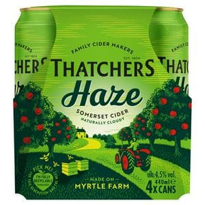 Thatchers 4 x 440ml Haze Apple Cider