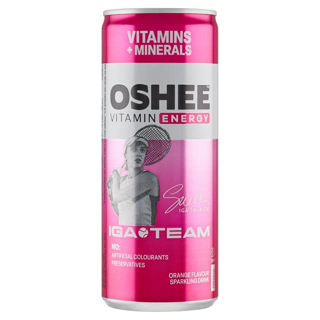 Oshee Vitamin Energy Orange Flavour Sparkling Drink 250ml - gallery image 1