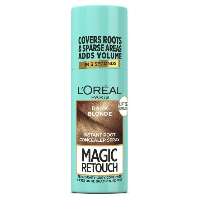 L'Oreal Paris Magic Retouch Temporary Instant Grey Root Concealer Spray Dark Blonde - gallery image 1
