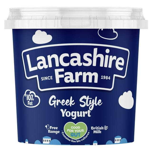 Lancashire Farm Greek Style Natural Yogurt 1kg - gallery image 1