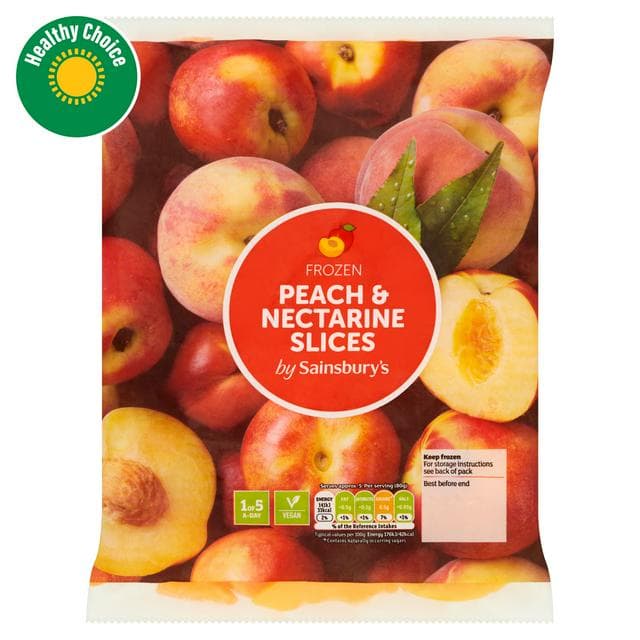 Sainsbury's Frozen Peach & Nectarine Slices 450g - gallery image 1