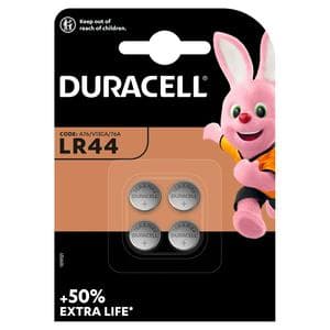 Duracell Pack of 4 LR44 Batteries