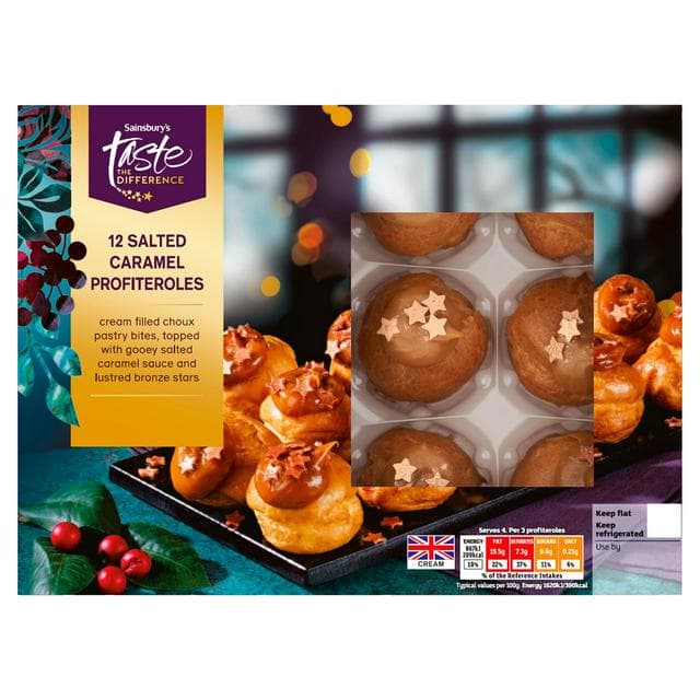 Sainsbury's Profiterole Bites, Taste the Difference 214g - gallery image 1