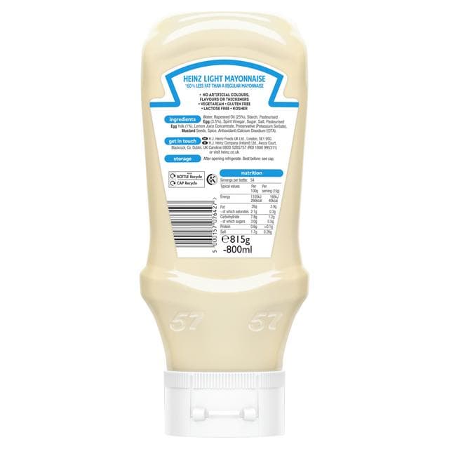 Heinz Seriously Good Light Mayonnaise 815g - gallery image 3