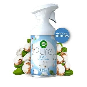 Air Wick Soft Cotton Pure Aerosol Air Freshener 250ml