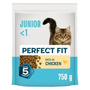 Perfect Fit Advanced Nutrition Kitten Complete Dry Chicken Cat Food 750g