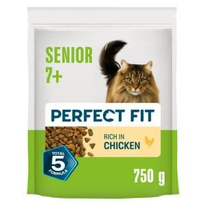 Perfect Fit Advanced Nutrition Senior Complete Dry Chicken Cat Food 750g