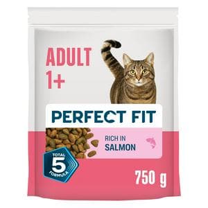 Perfect Fit Advanced Nutrition Adult Complete Dry Salmon Cat Food 750g