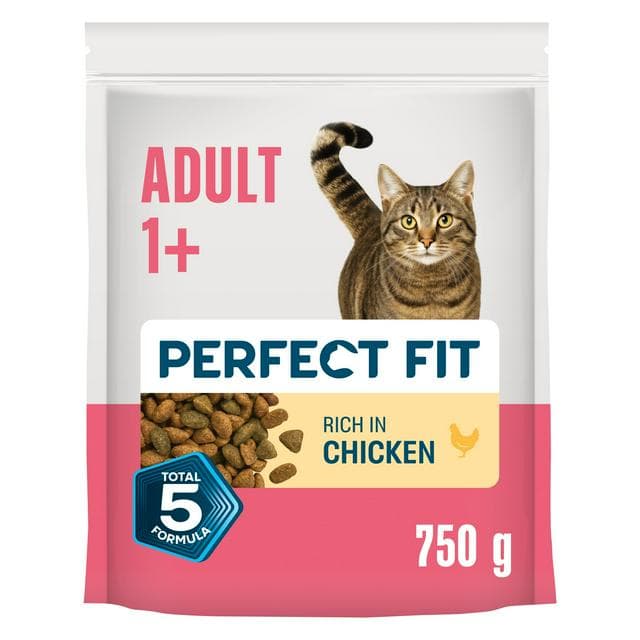 Perfect Fit Advanced Nutrition Adult Complete Dry Chicken Cat Food 750g - gallery image 1