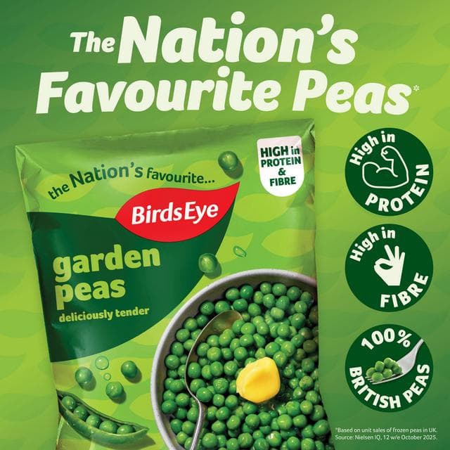Birds Eye Garden Peas 1.2kg - gallery image 2