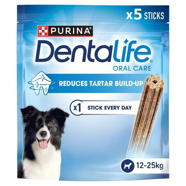 Dentalife Medium Dental Chicken Dog Chews Sticks x5 - gallery image 1