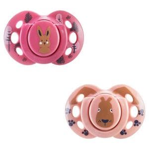 Tommee Tippee Closer to Nature Fun Style x2 Orthodontic Soothers 18-36m