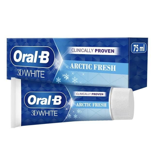 Oral-B 3D White Arctic Fresh Whitening Toothpaste 75ml - gallery image 1