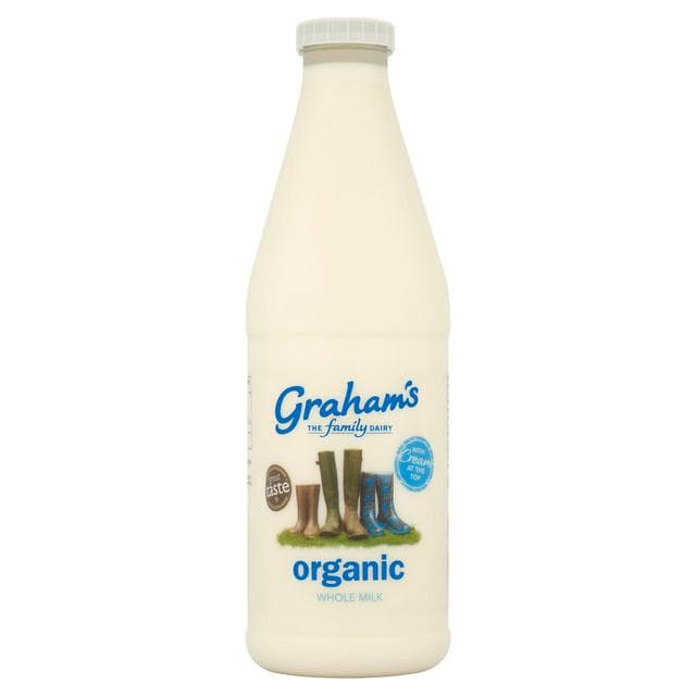 Graham's the Family Dairy Organic Whole Milk 1L - gallery image 1