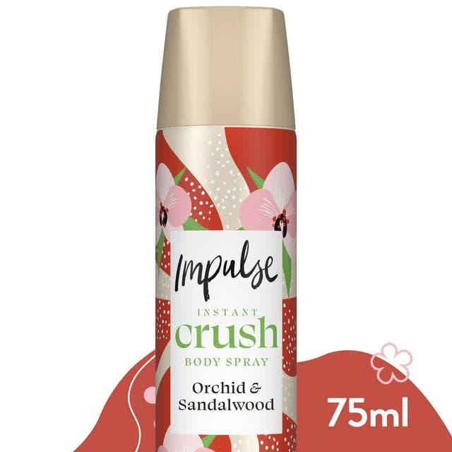 Impulse Body Spray Deodorant, Instant Crush 75ml - gallery image 1