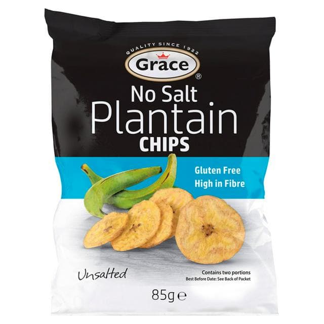 Grace Plantain Chips, No Salt 85g - gallery image 1