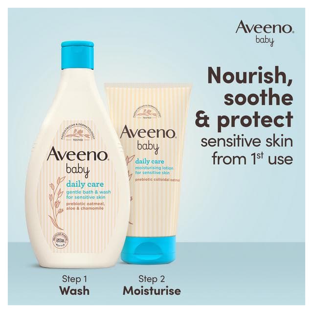 Aveeno Daily Care Moisturising Lotion Baby Moisturiser 150ml - gallery image 4