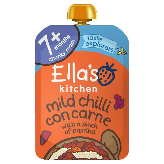 Ella's Kitchen Organic Chilli Con Carne Baby Food Pouch 7+ Months 130g - gallery image 1