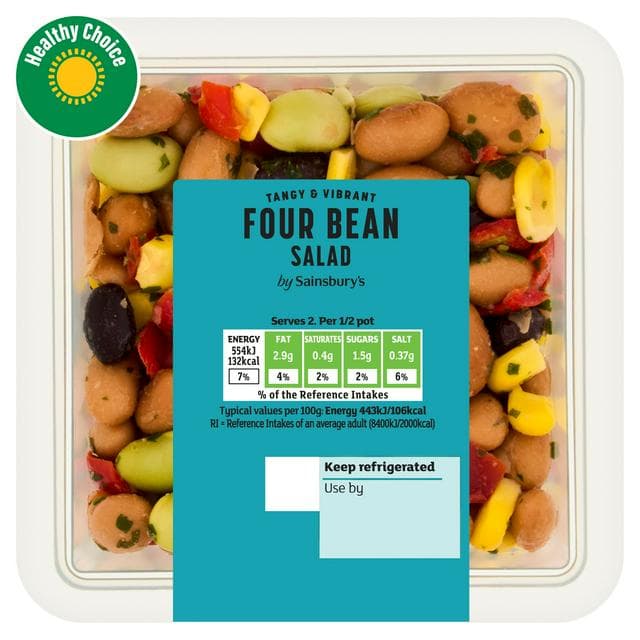 Sainsbury's Four Bean Salad 250g - gallery image 1