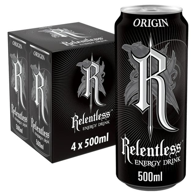 Relentless Origin Energy Drink 4x500ml - gallery image 1