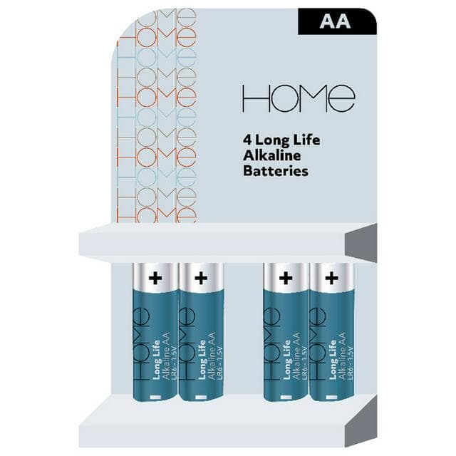 Sainsbury's Home AA Batteries 4 pk - gallery image 1
