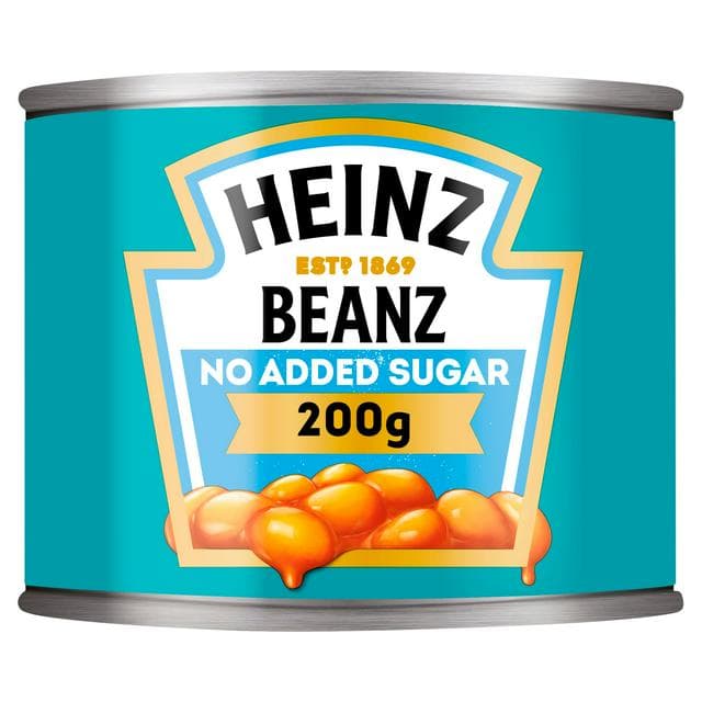 Heinz No Added Sugar Baked Beans in a Rich Tomato Sauce 200g - gallery image 1