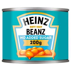Heinz No Added Sugar Baked Beans in a Rich Tomato Sauce 200g