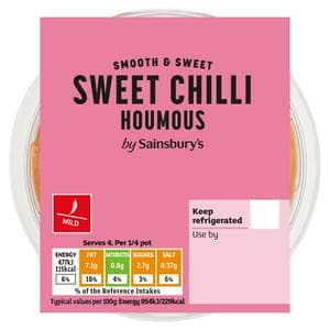 Sainsbury's Sweet Chilli Houmous 200g