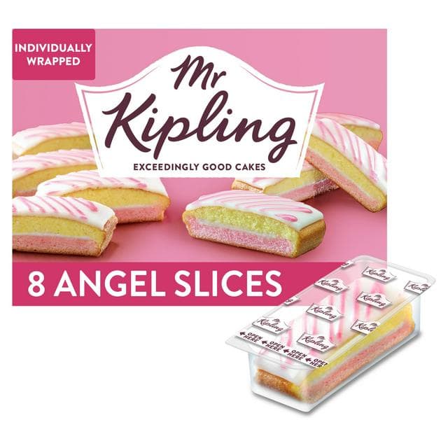 Mr Kipling Angel Cake Slices x8 - gallery image 1