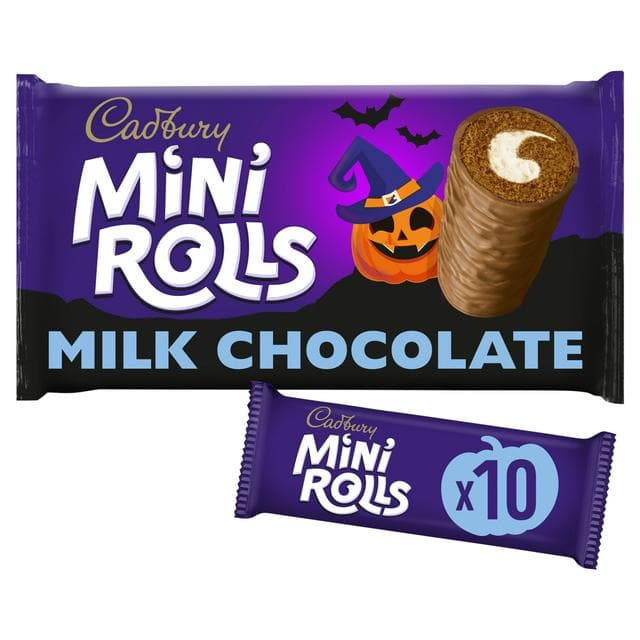 Cadbury Chocolate Mini Rolls Cakes x10 - gallery image 1