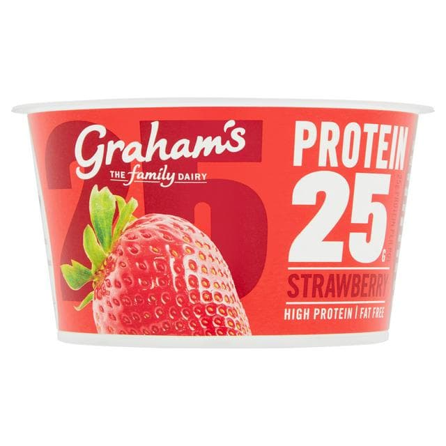 Graham's Protein 25g High Protein Strawberry Yogurt 200g - gallery image 1